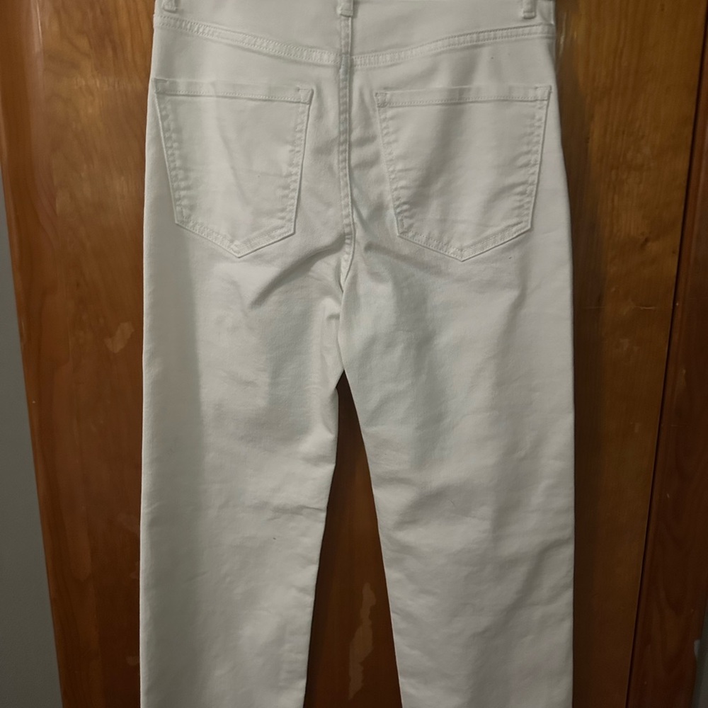 Express Off-White Denim Pants